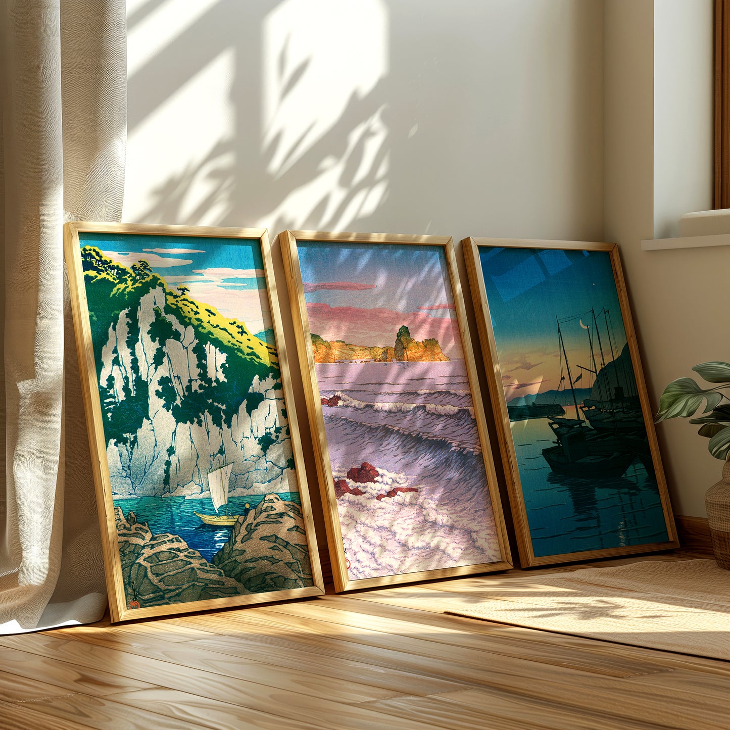 Set of 3 from 17 prints (12×18) - Kawase Hasui