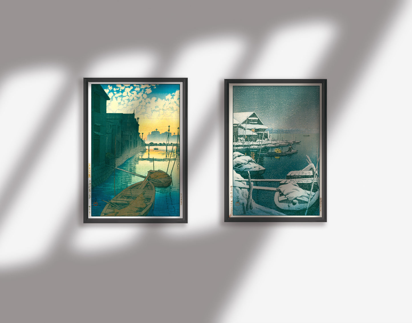 Spring moon  A4 - Kawase Hasui