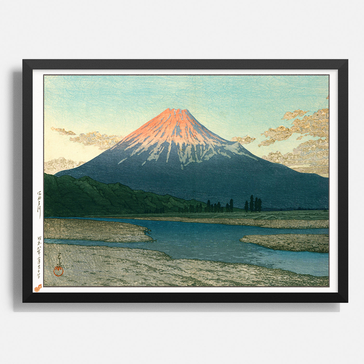ShibaZojoji Temple A4 - Kawase Hasui