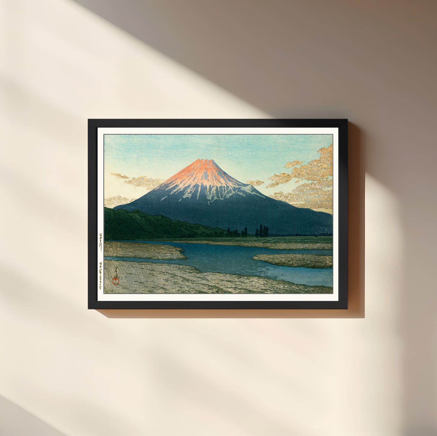 ShibaZojoji Temple A4 - Kawase Hasui