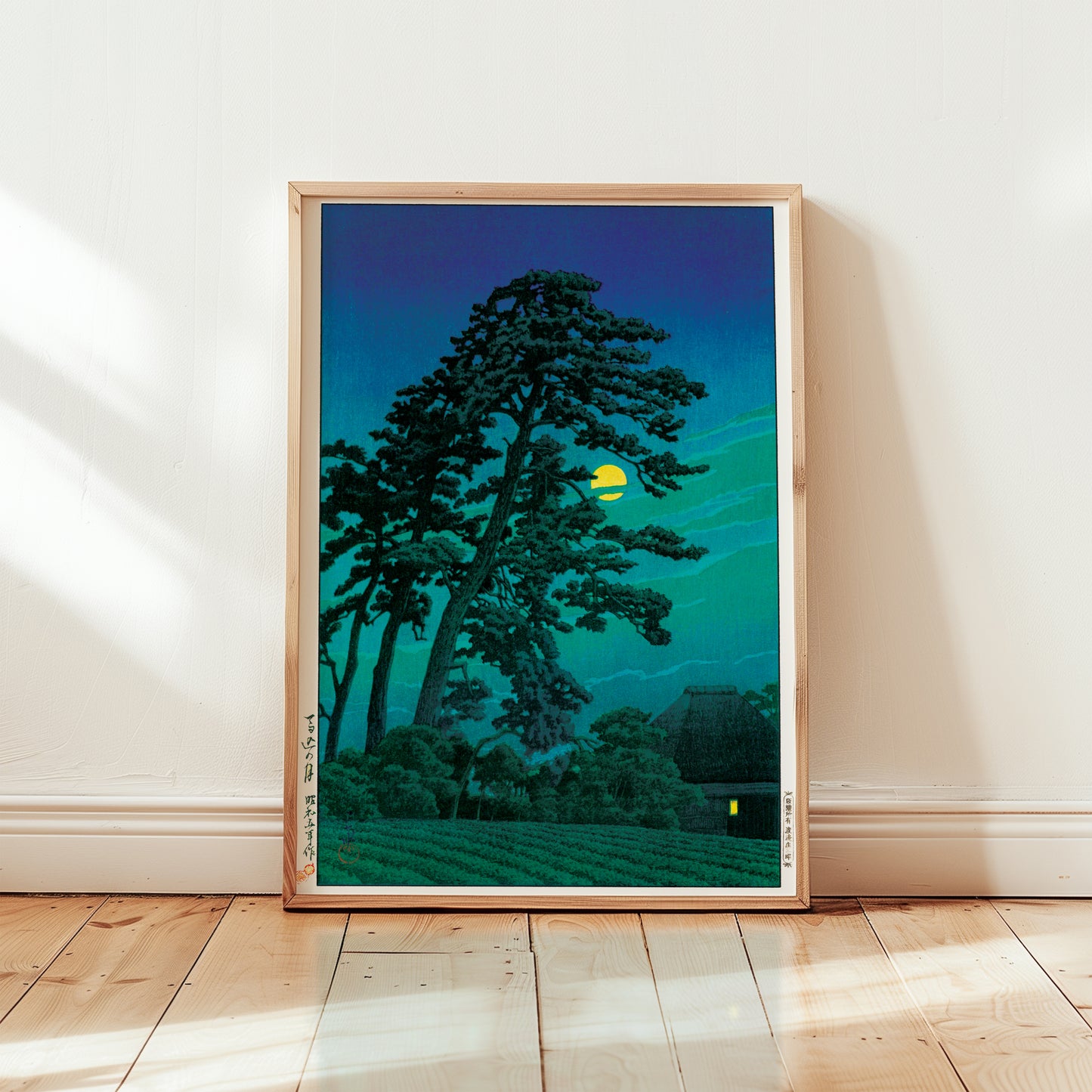 Kawase Hasui Moon in Magome A3standard