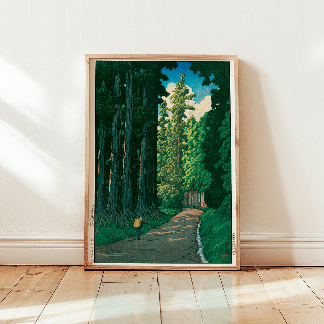 Nikko Road (A3 )- Kawase Hasui
