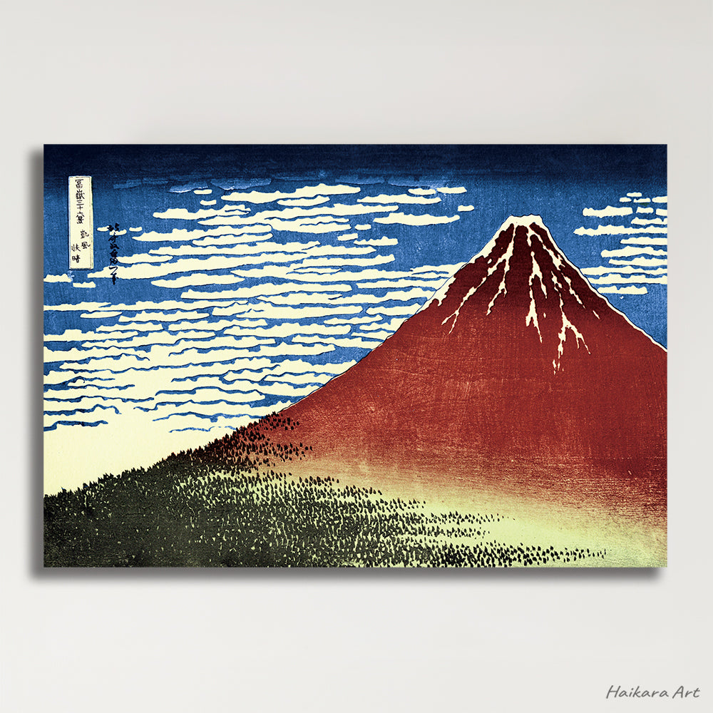 凱風快晴 12×18 / 葛飾北斎