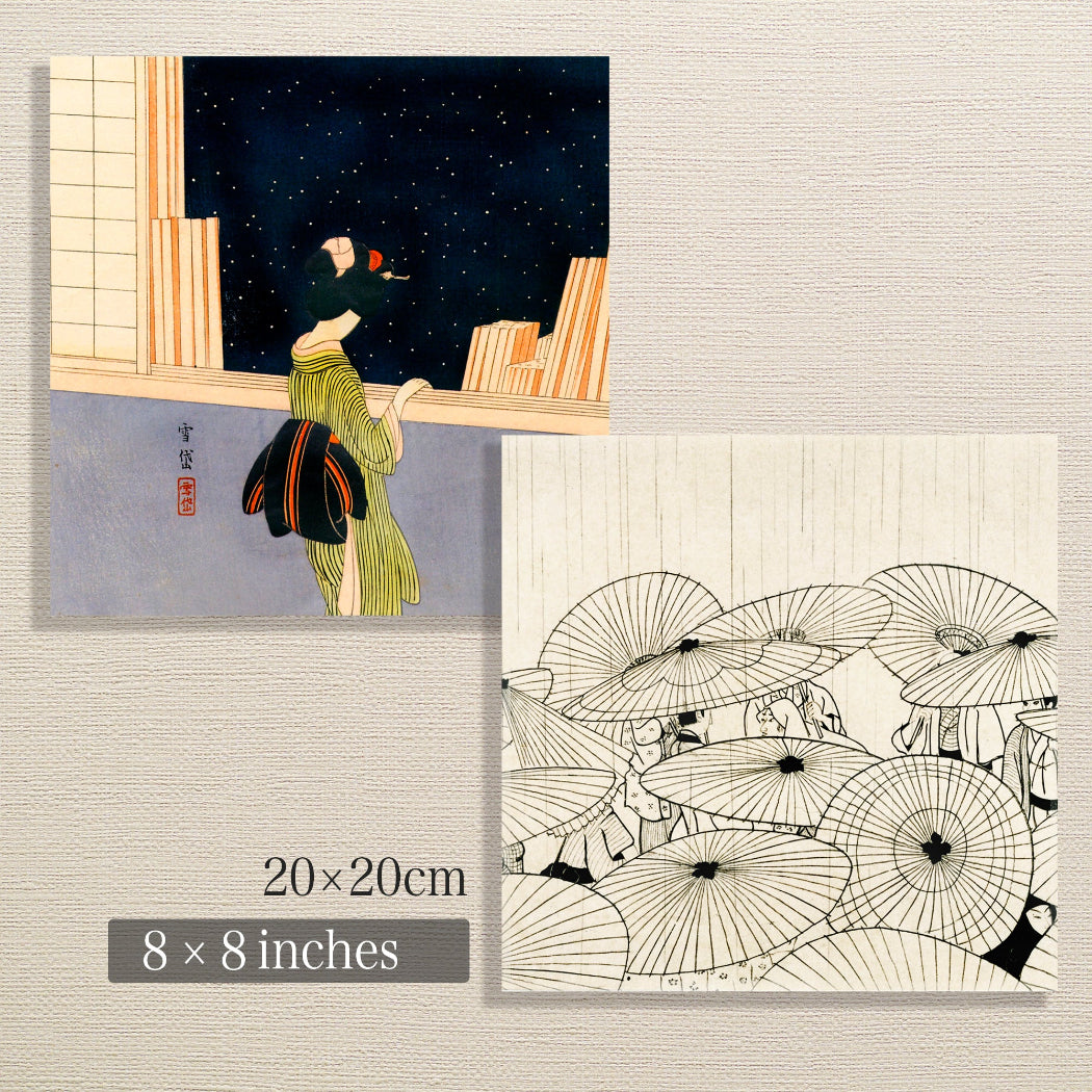 小村雪岱 5枚セット / 日本情緒あふれる作品集。
