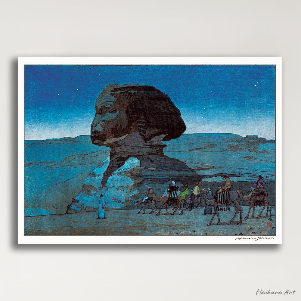 Sphinx at Night A3 - Yoshida Hiroshi