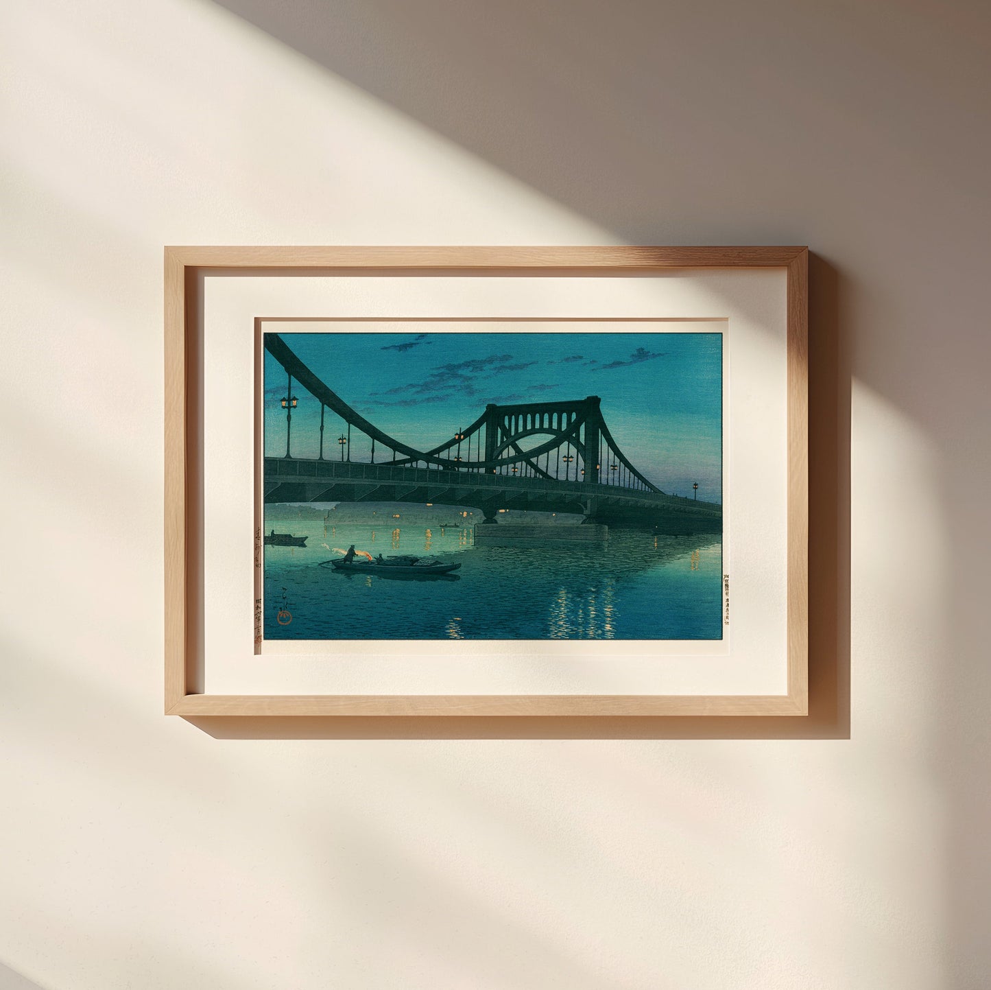 清洲橋  A4  川瀬巴水