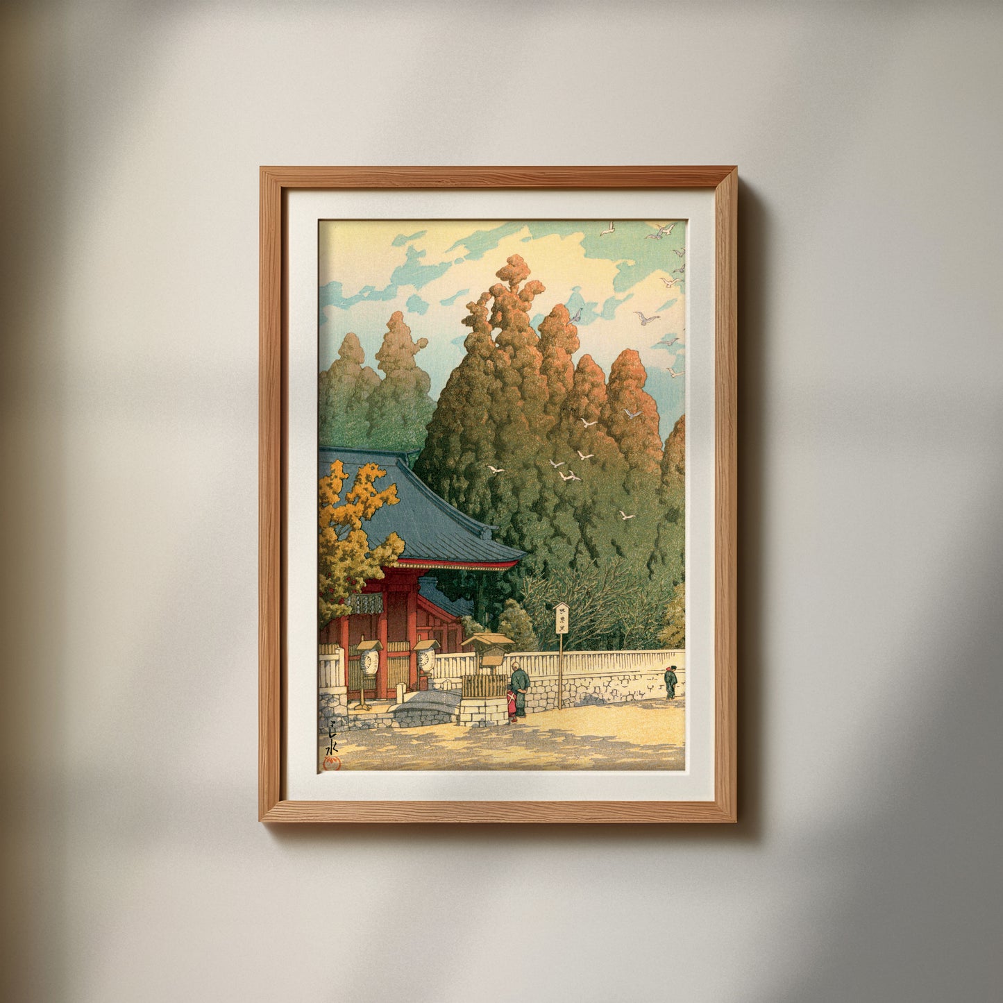 10枚セット 16作品より選択 川瀬巴水  12×18(11×17＋マージン）  木版画複製 　日本製