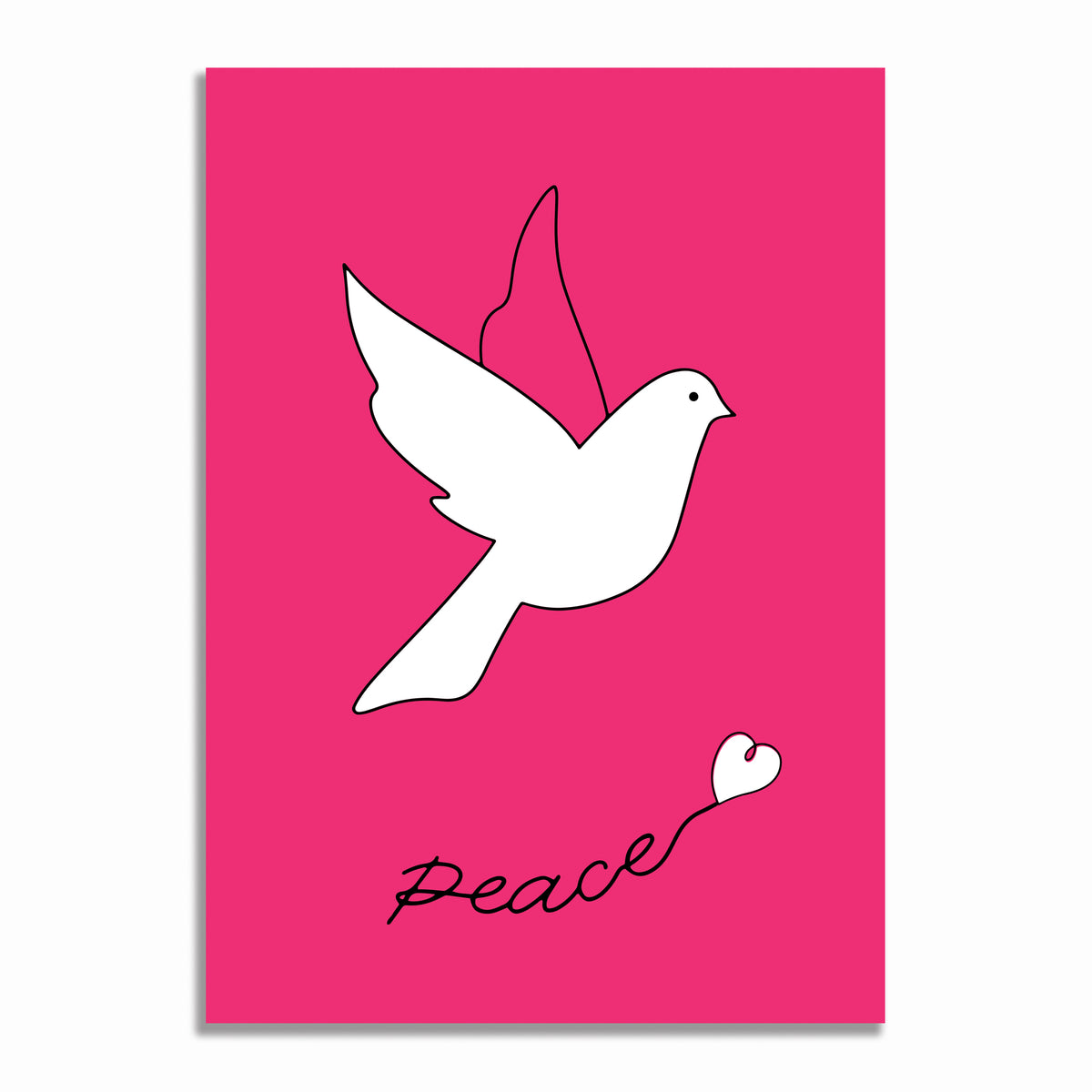 ピース&ピンク「Peace with Pink」A3
