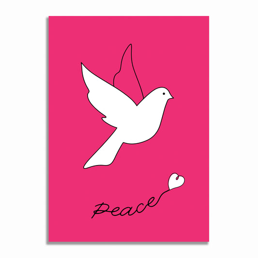 ピース&ピンク「Peace with Pink」A3