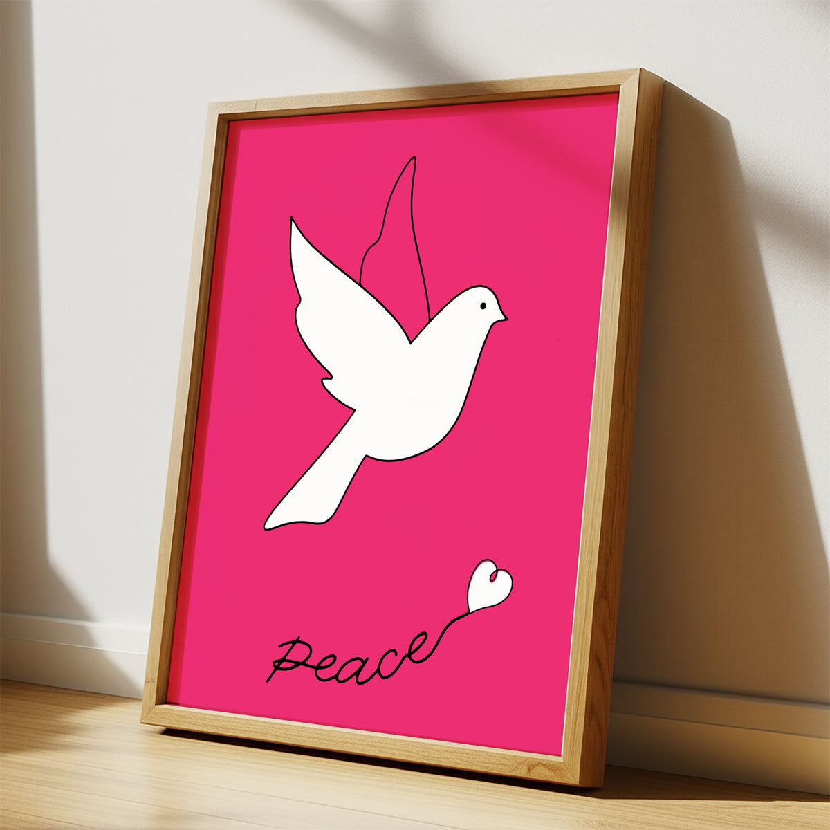 ピース&ピンク「Peace with Pink」A3
