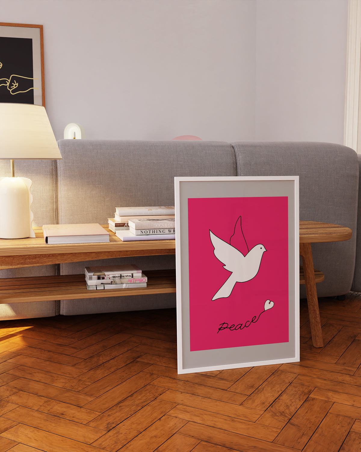 ピース&ピンク「Peace with Pink」A3