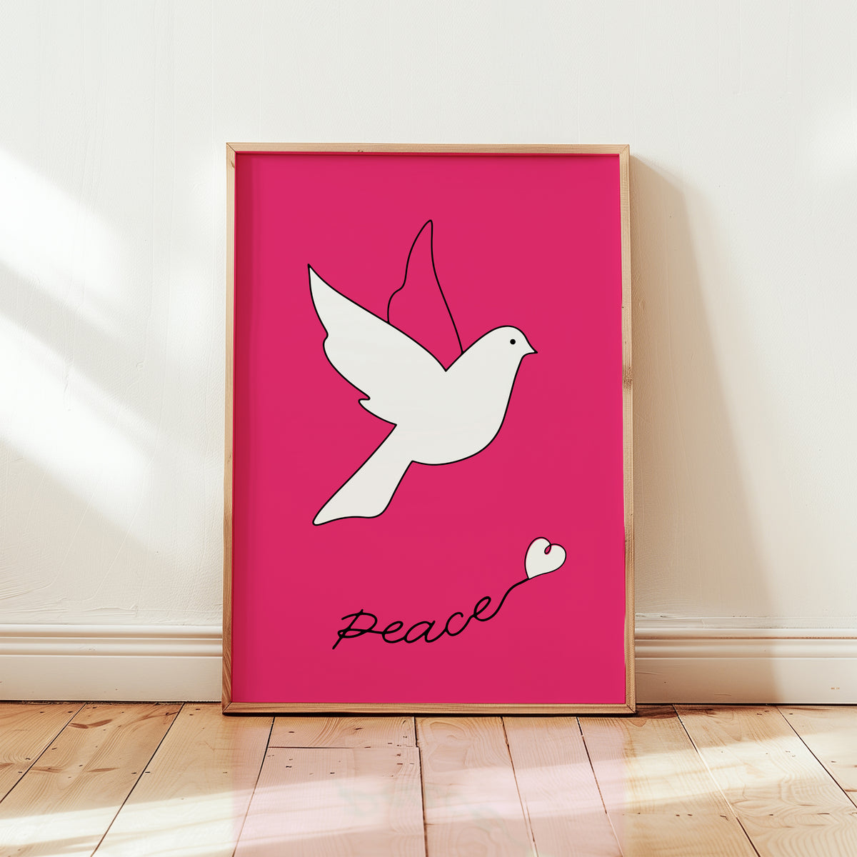 ピース&ピンク「Peace with Pink」A3