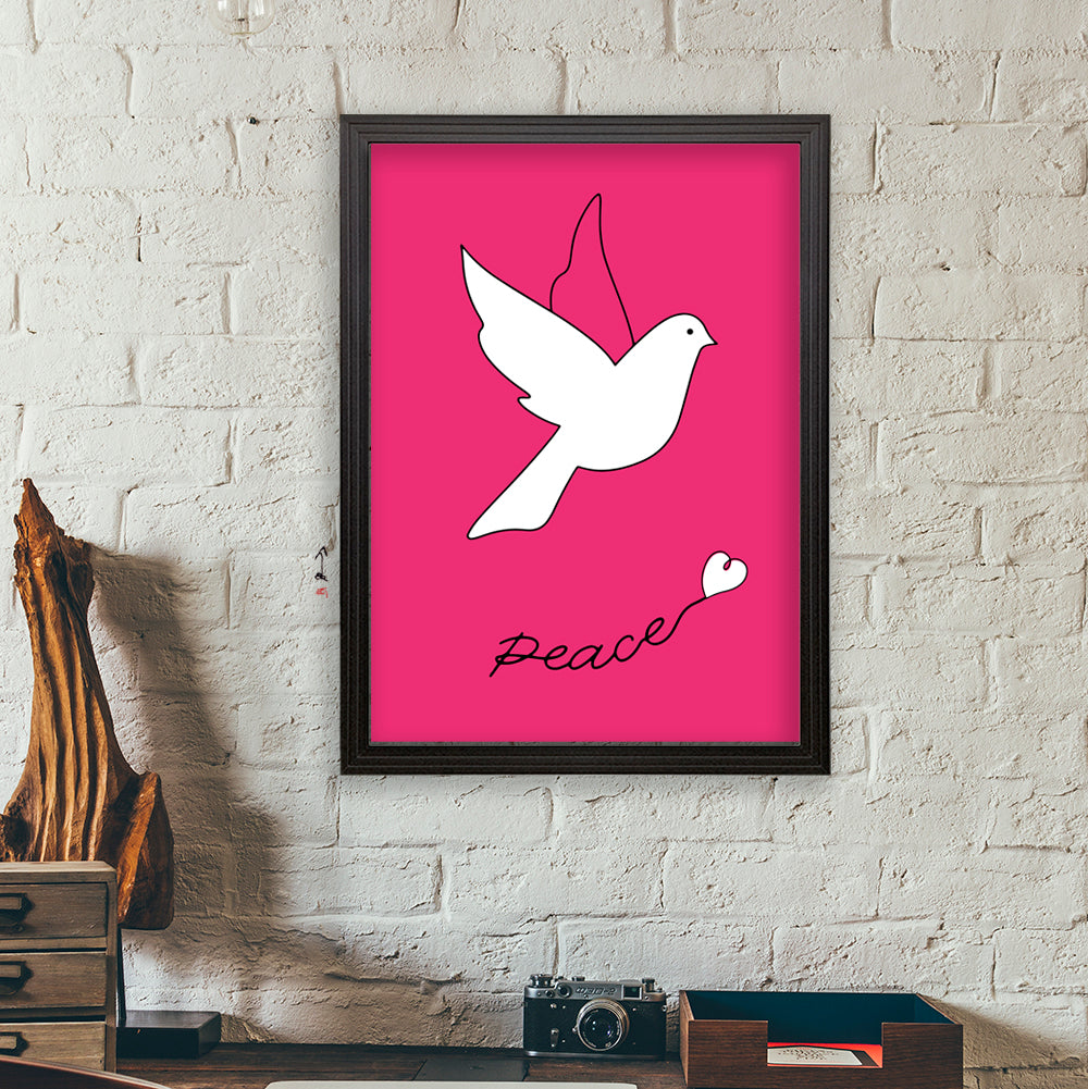 ピース&ピンク「Peace with Pink」A3
