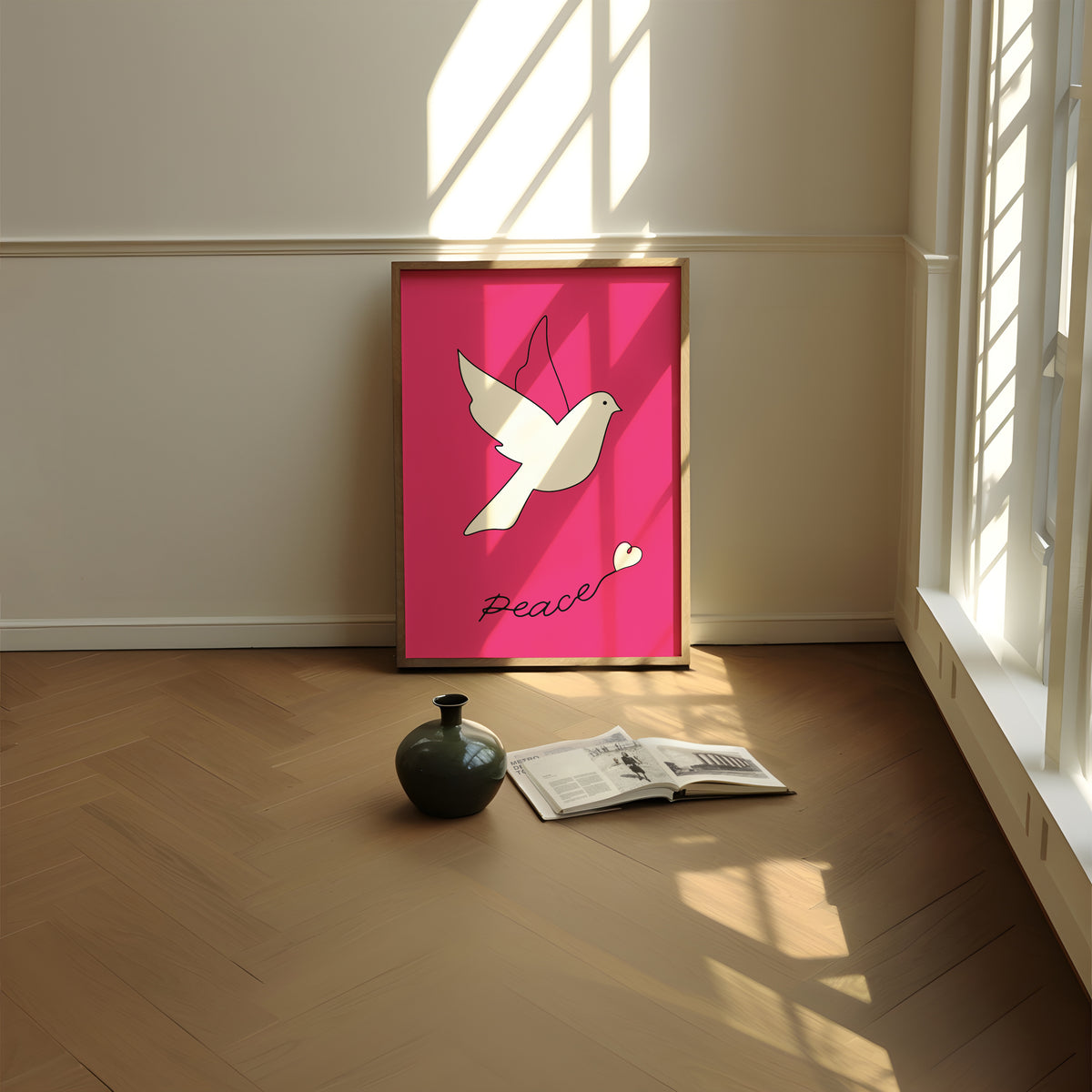 ピース&ピンク「Peace with Pink」A3