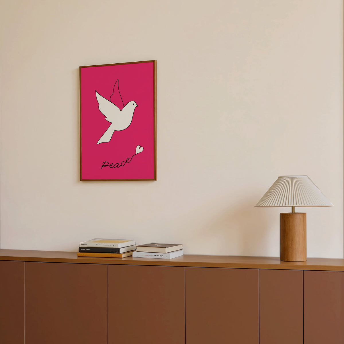 ピース&ピンク「Peace with Pink」A3