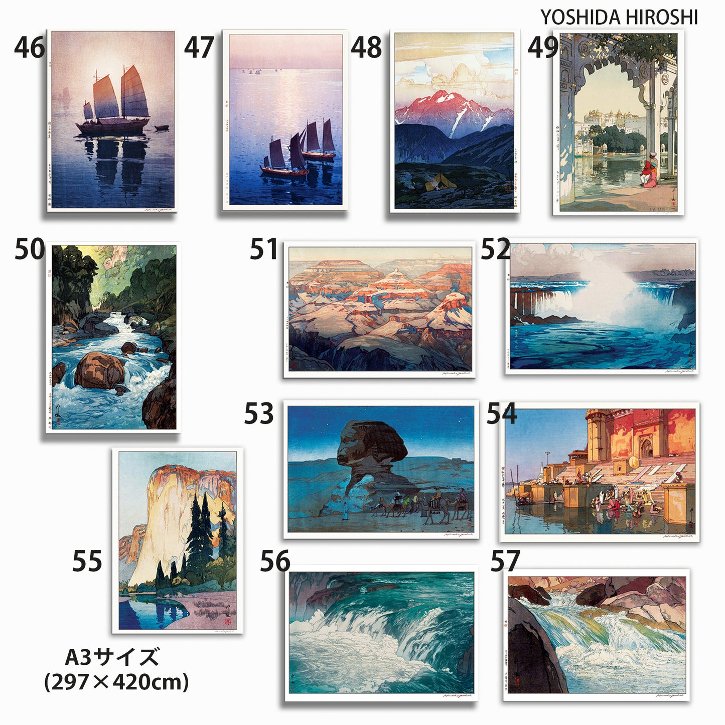 全てより自由選択  ３枚セット/A3サイズ、12×18インチ、10×14インチ