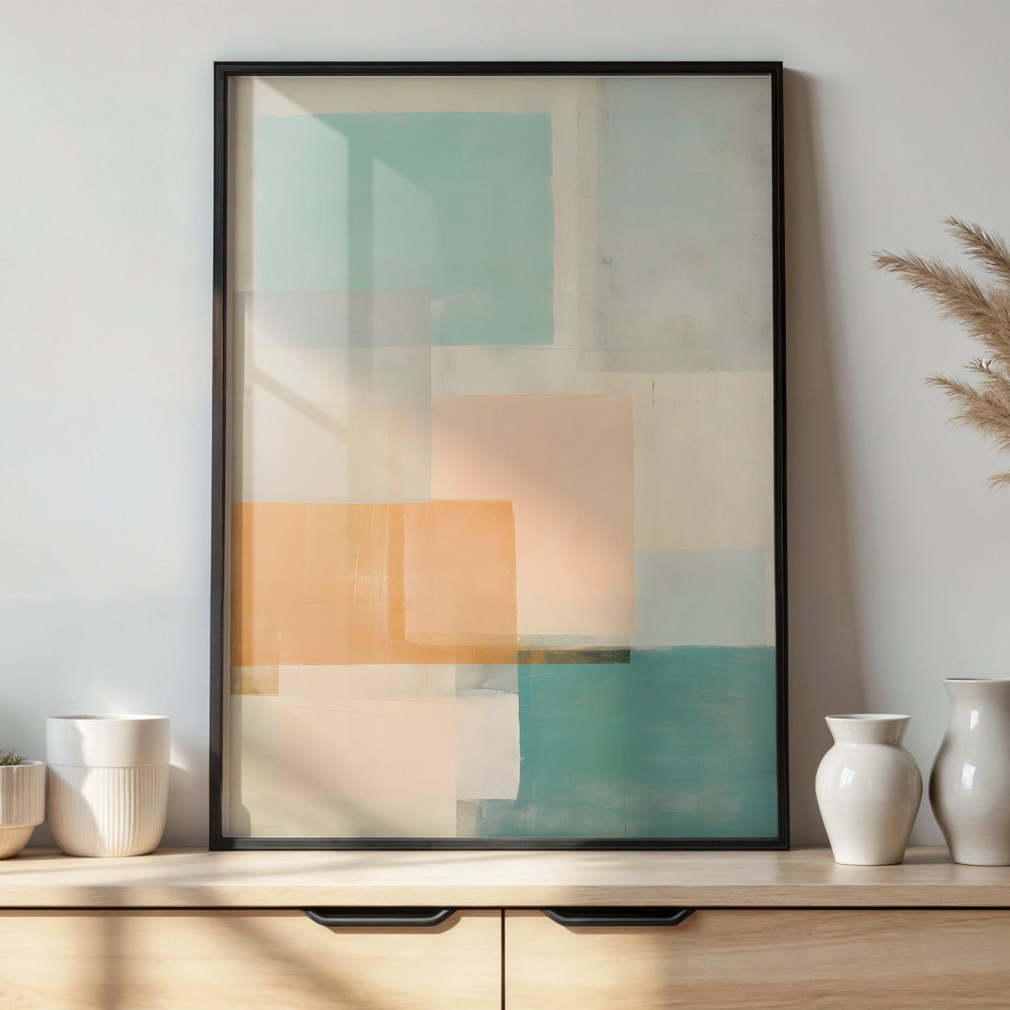 P-18  昭和モダン《Abstract Art》 A3 A4 2枚セット