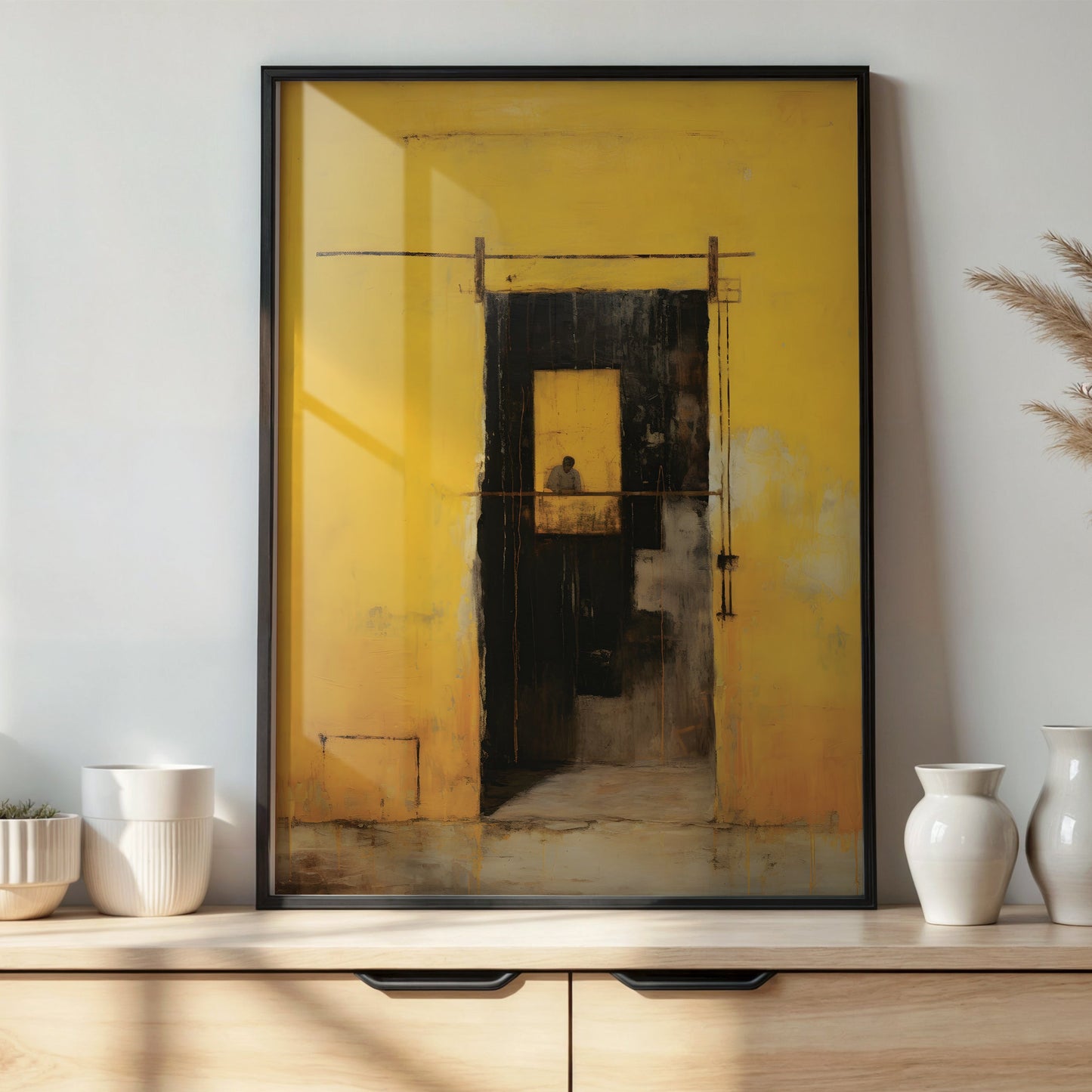 P-17 窓の風景 《Abstract Art》 A3 A4 2枚セット
