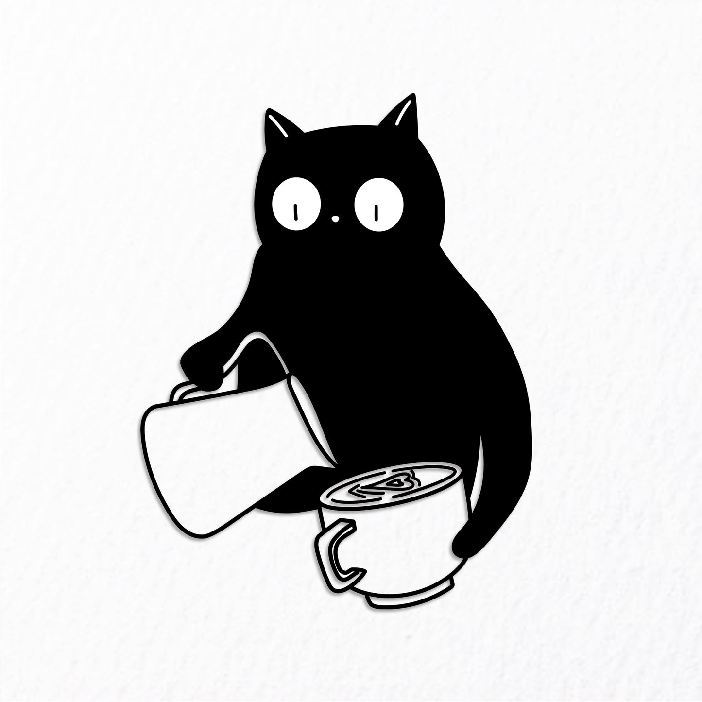 P-19  猫の喫茶店《cat cafe》A3