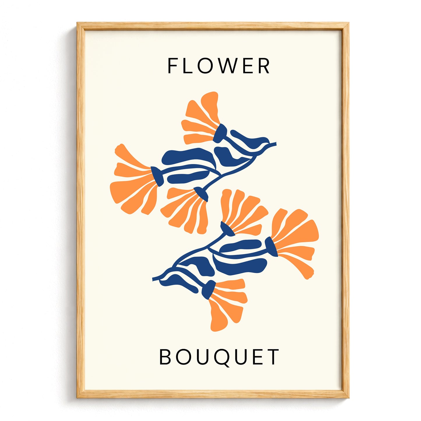 オレンジのブーケ《Flower Bouquet》  A4