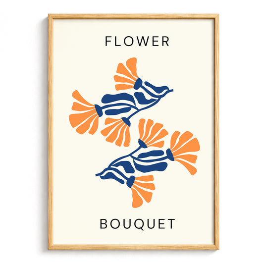 オレンジのブーケ《Flower Bouquet》  A4