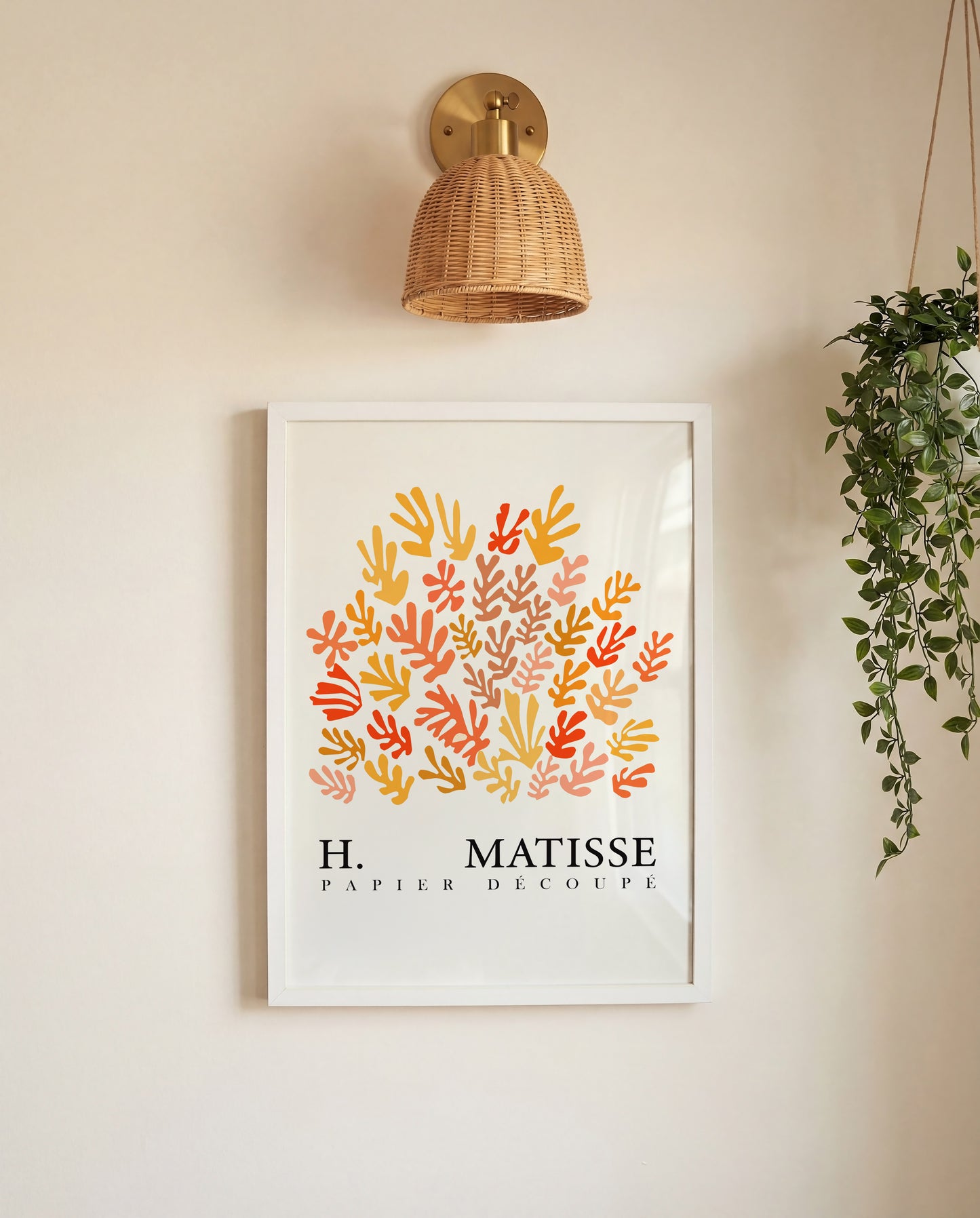 マティスの切り絵《MATISSE》  A4