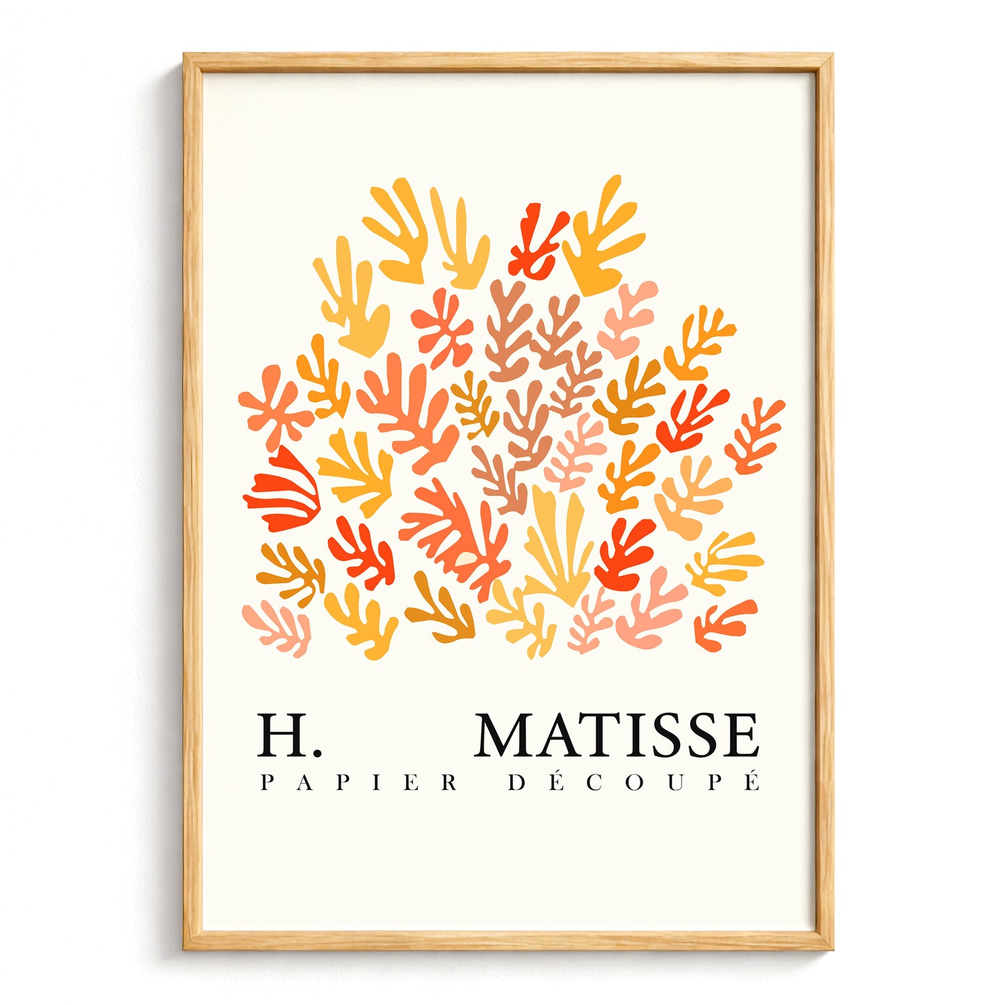 マティスの切り絵《MATISSE》  A4
