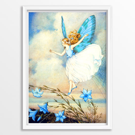 Fairy Tale Pink &amp; Blue 2-piece set / High-quality paper Antique Vintage