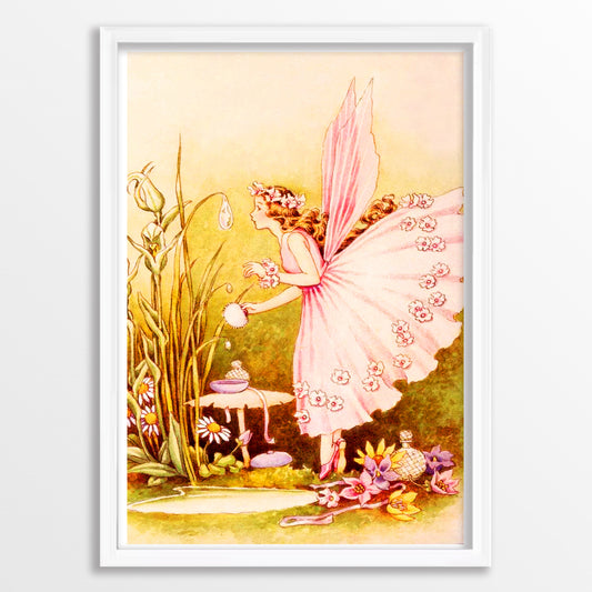 Fairy Tale Pink &amp; Blue 2-piece set / High-quality paper Antique Vintage