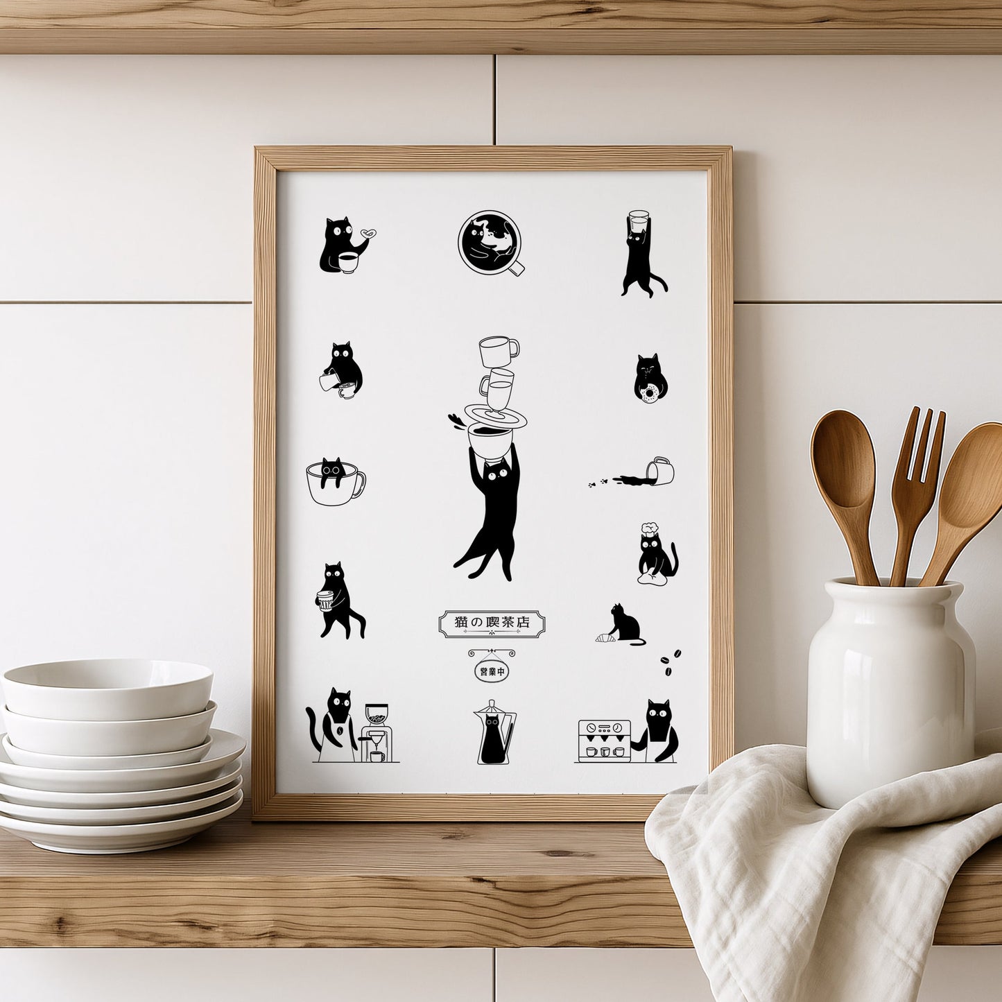 cat cafe  A4