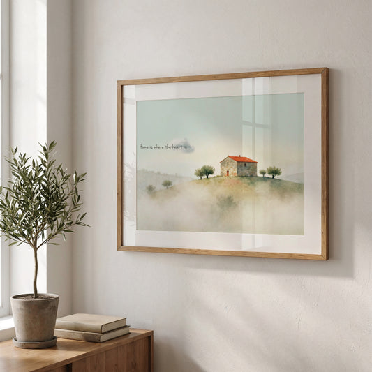 P-01  心のある場所が私の家《Home is where the heart is》A3