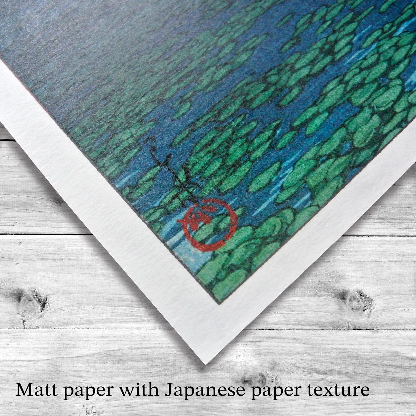 J009 蔦沼の朝 (the morning in Lake Tutanuma)Kawase Hasui ,Japanese Art, 12×18inches (11×17＋margin), Made in Japan,Woodblock