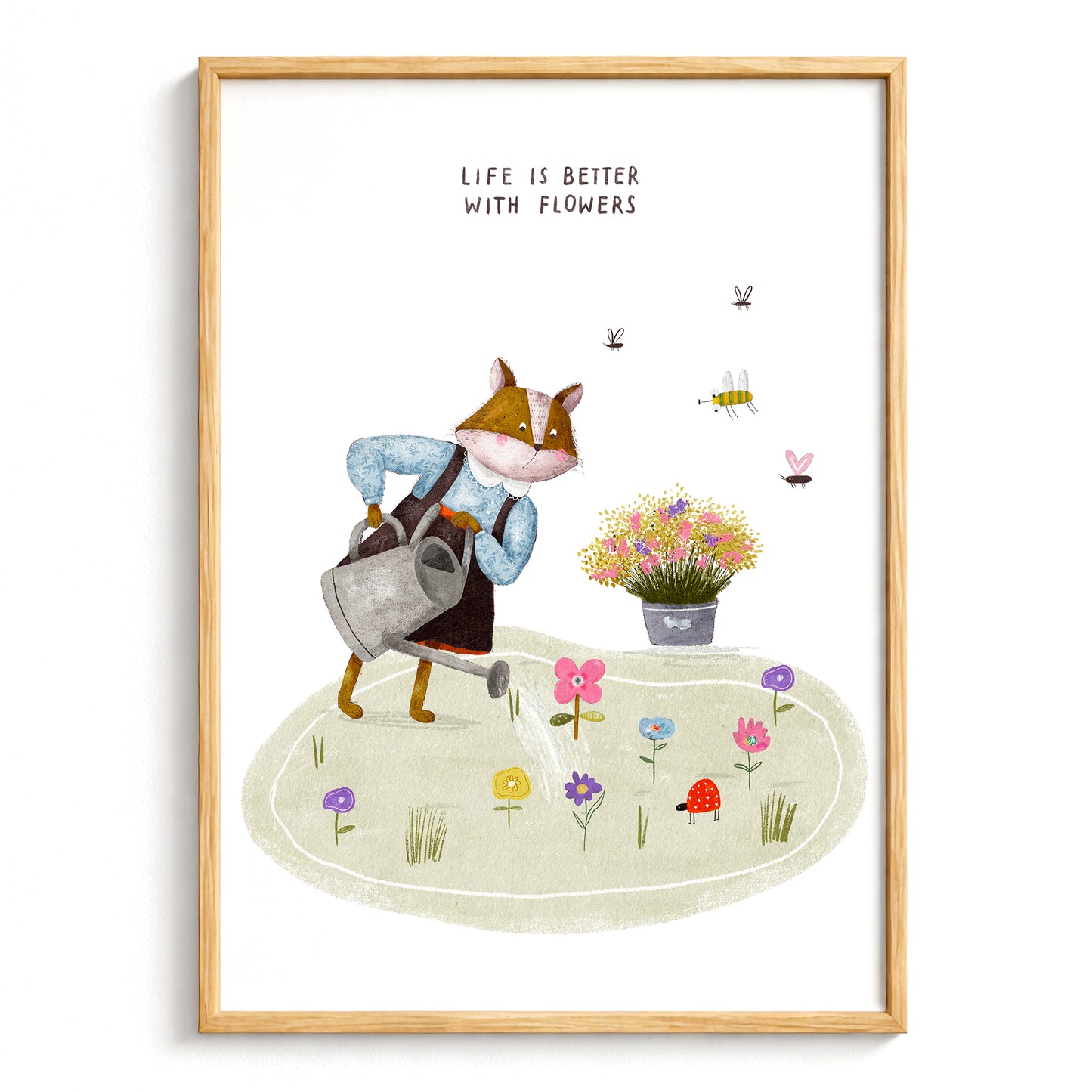 Life is better with flowers   A4