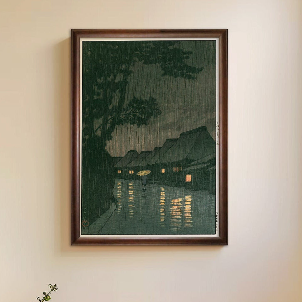 Nihonbashi-Bridge (A3 )- Kawase Hasui