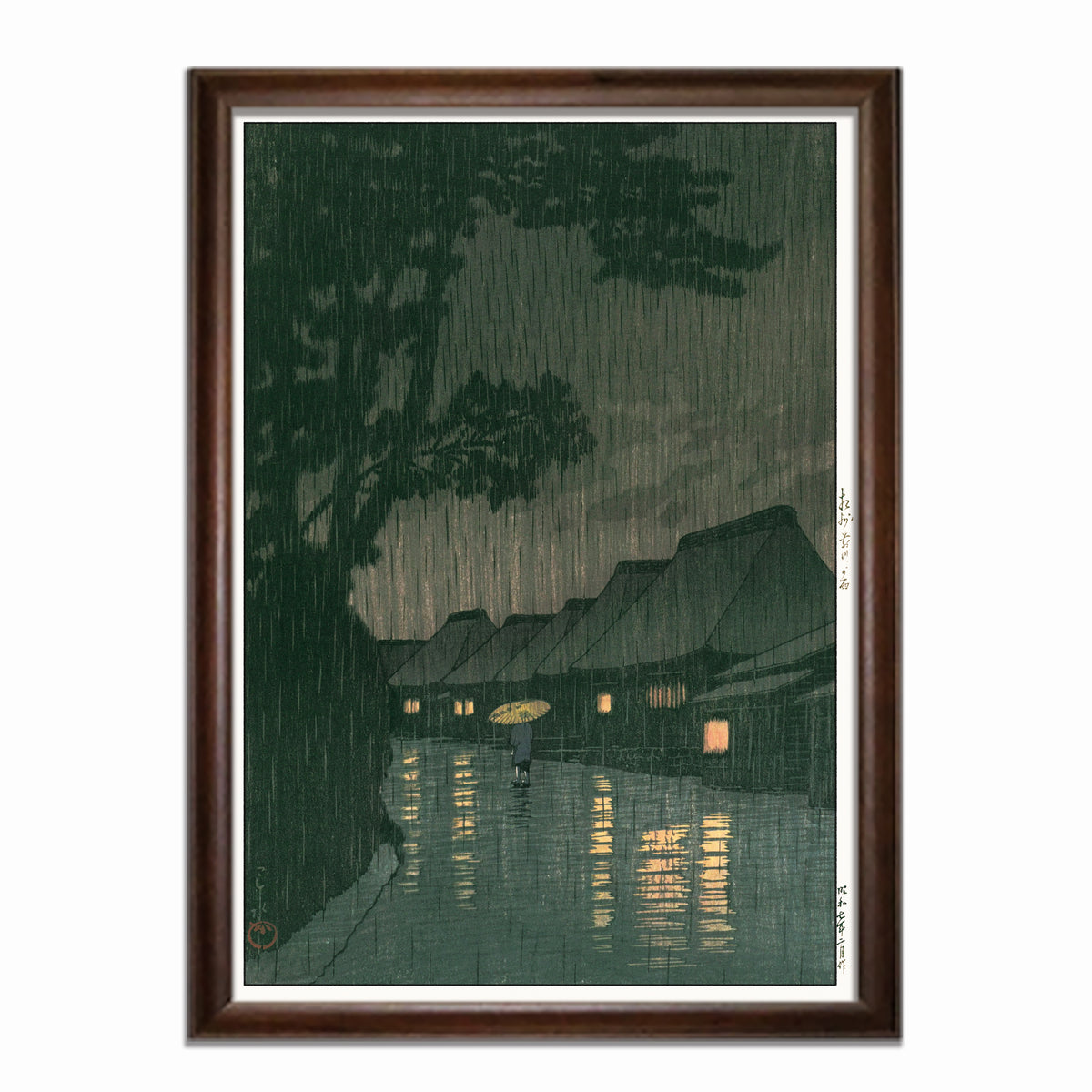 Nihonbashi-Bridge (A3 )- Kawase Hasui