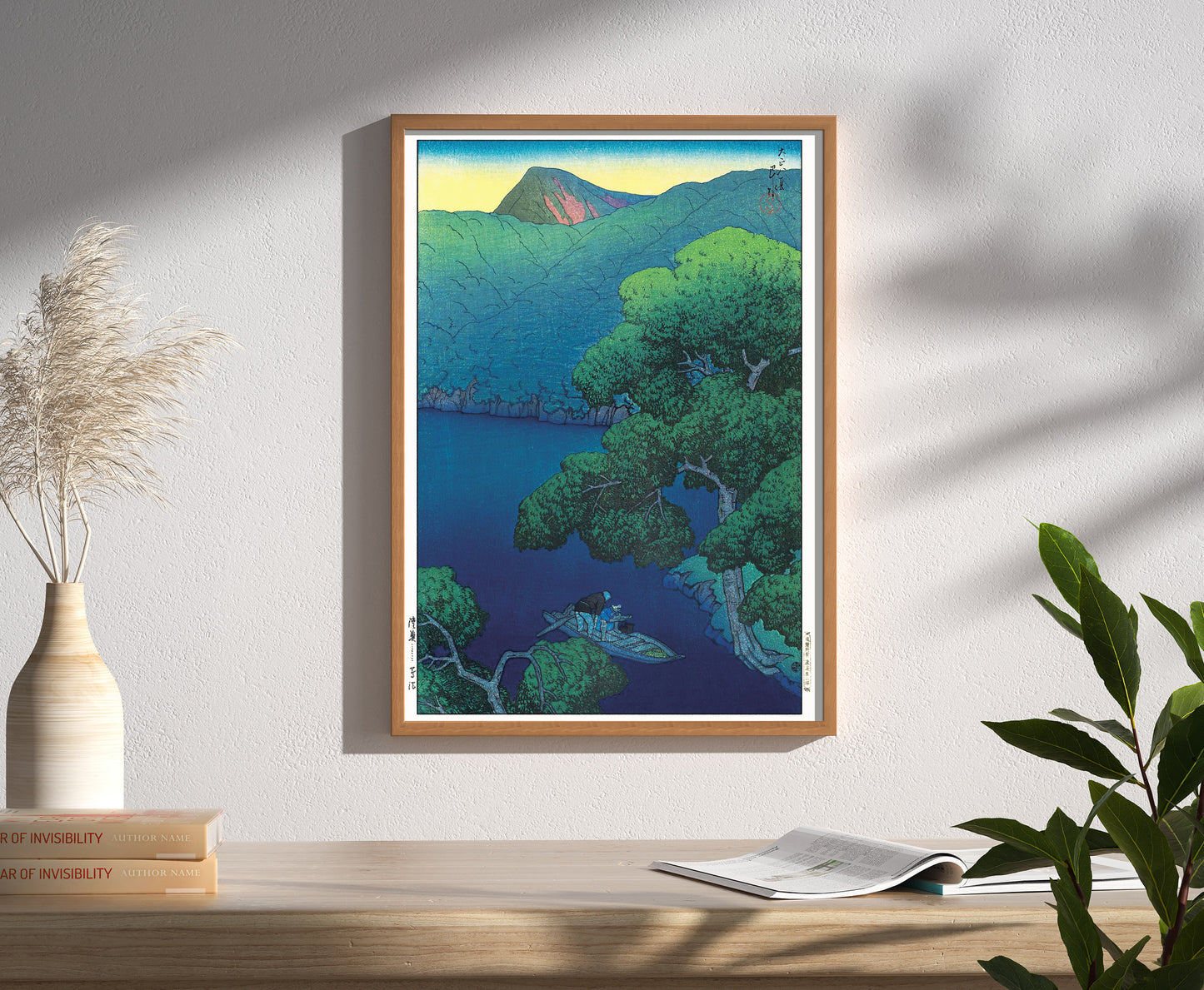 陸奥蔦沼　(1919) A3 木版画複製 /  川瀬巴水