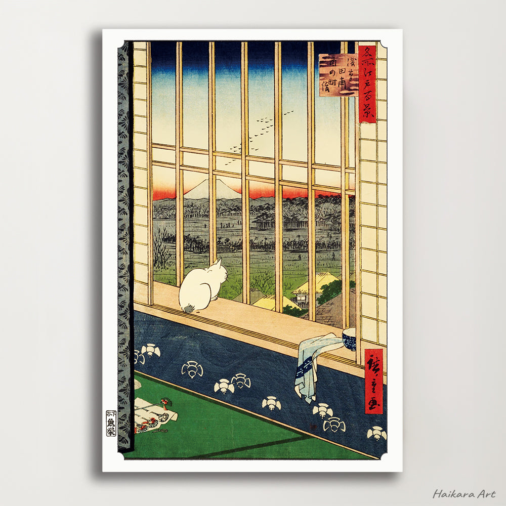 Set of 3 from 8 prints (12×18 )- Utagawa Hiroshige 