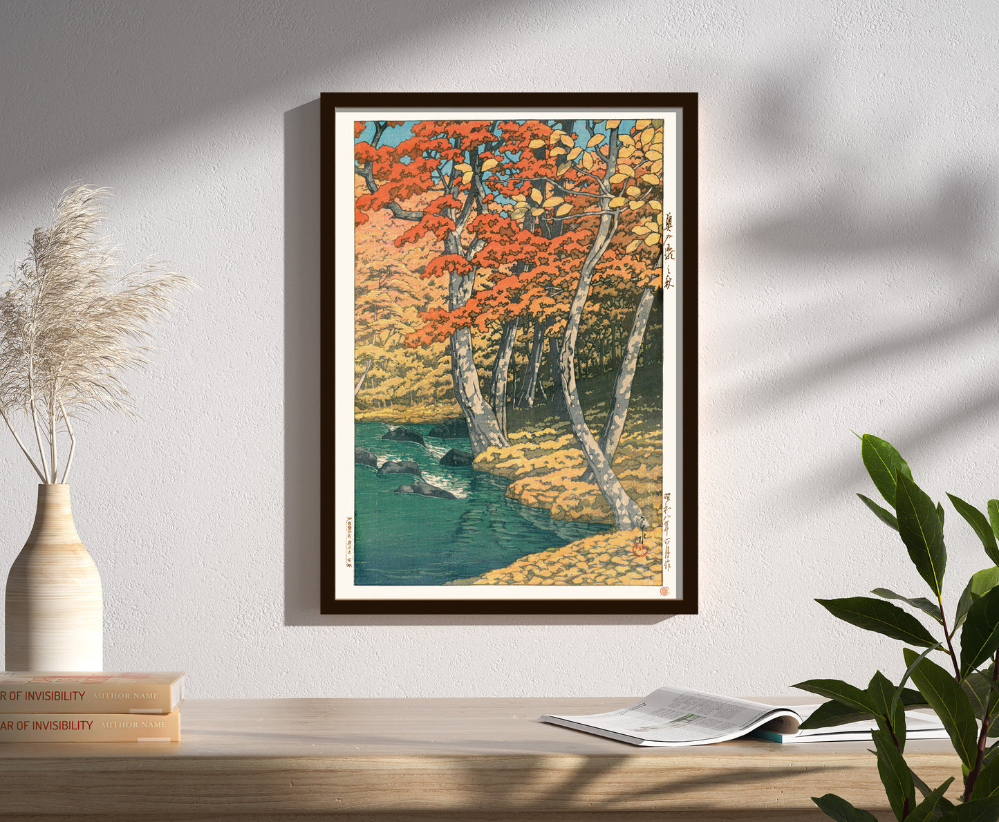 Autumn in OiraseA4 - Kawase Hasui