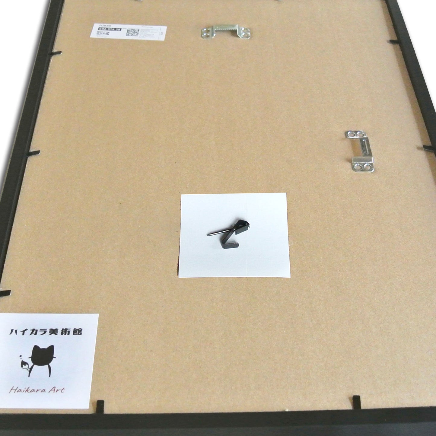 「清洲橋」1931 / 川瀬巴水  木版画複製  30×40cm  フレーム入り（艶消し黒）