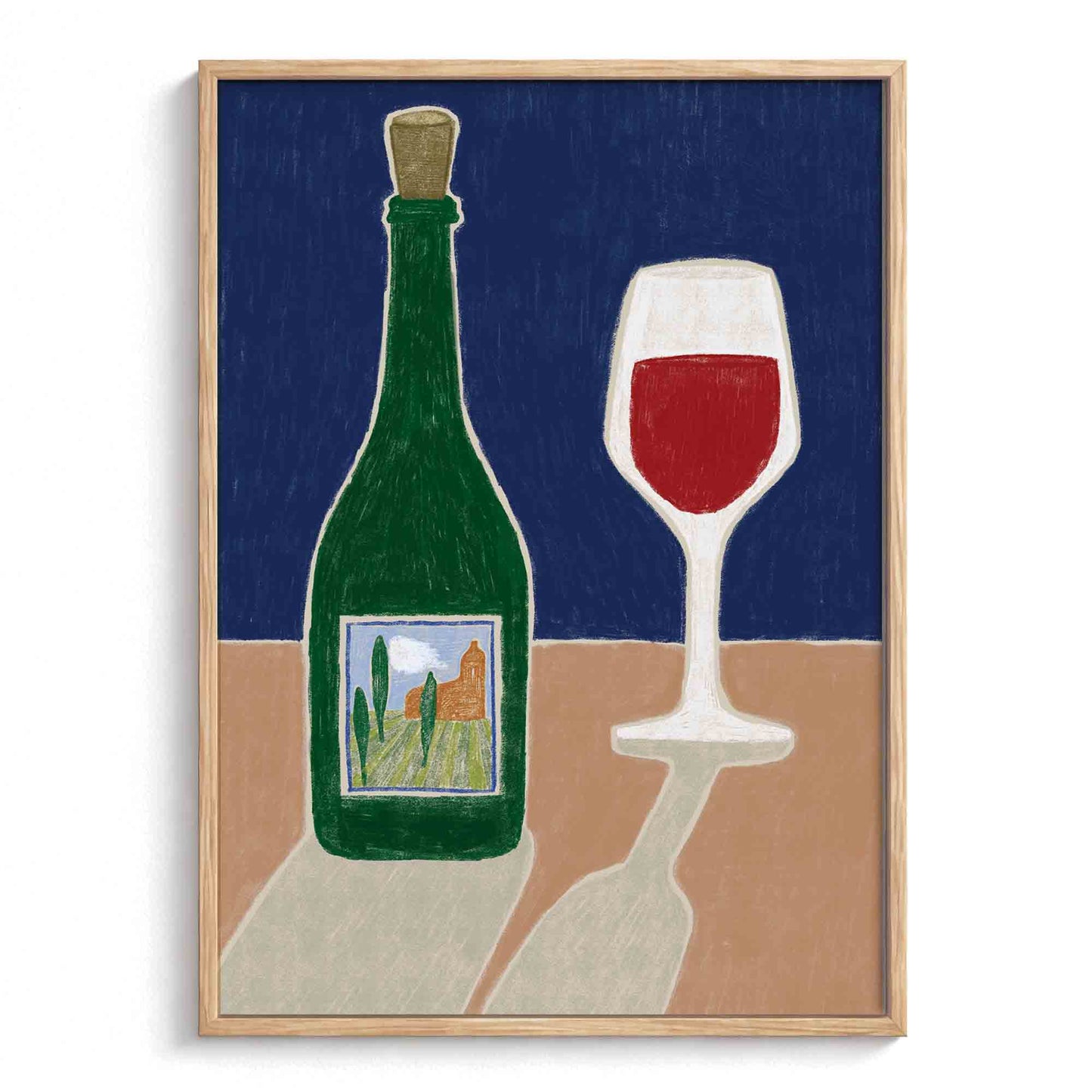 P-07  葡萄畑の贈り物《Vino Rosso》 A3
