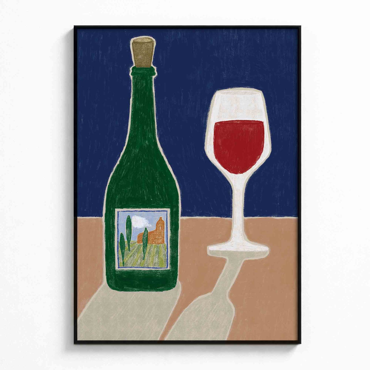 P-07  葡萄畑の贈り物《Vino Rosso》 A3