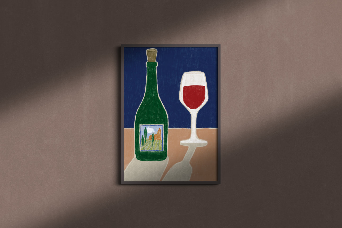 P-07  葡萄畑の贈り物《Vino Rosso》 A3